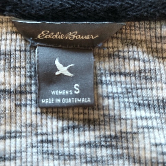 Eddie Bauer Dark Grey Heather Long Sleeve Top Small - Picture 5 of 7